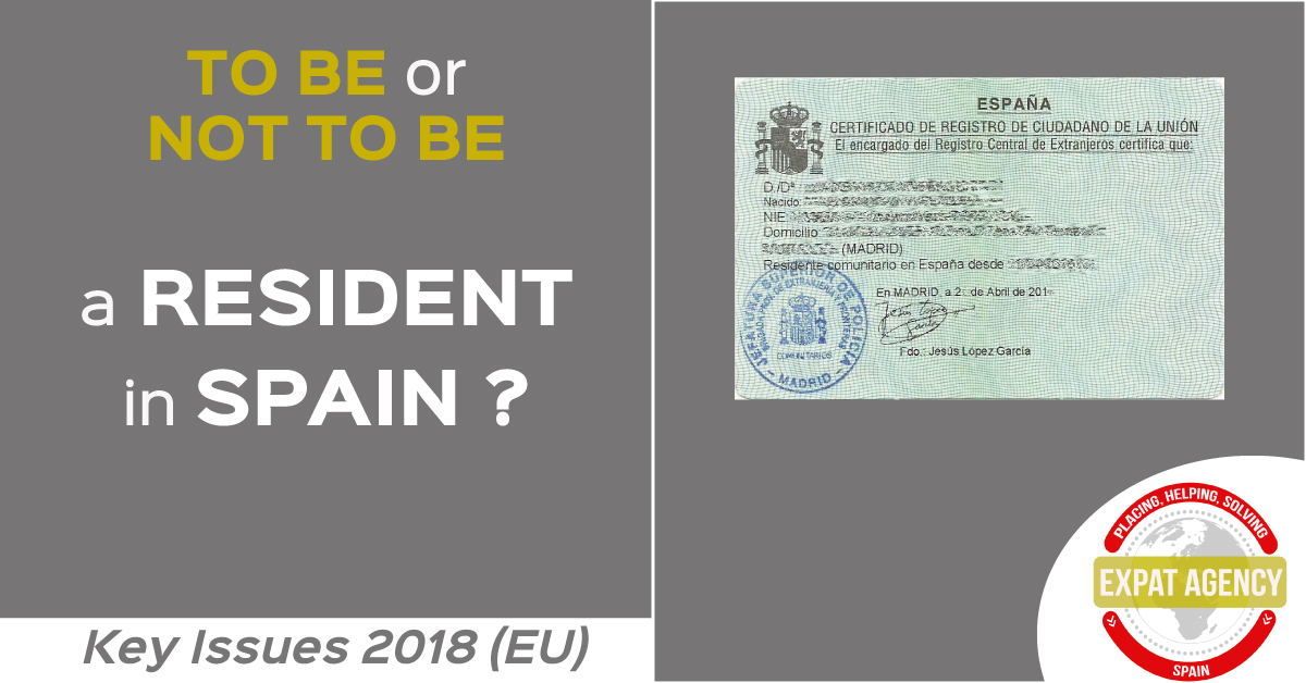 Should I be registered as a resident in Spain? Expat Agency