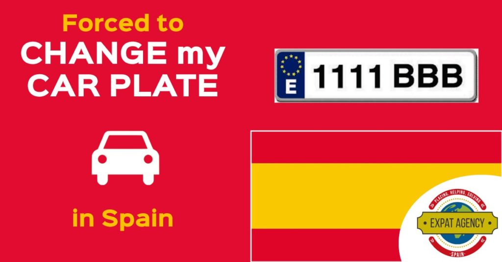 Spanish Car Plates Import a car in Spain Expat Agency Malaga