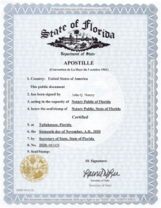 apostille example 1