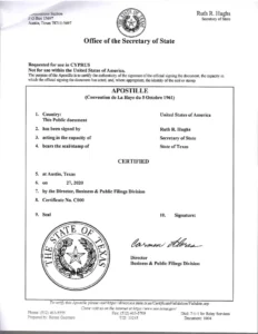 apostille example 2